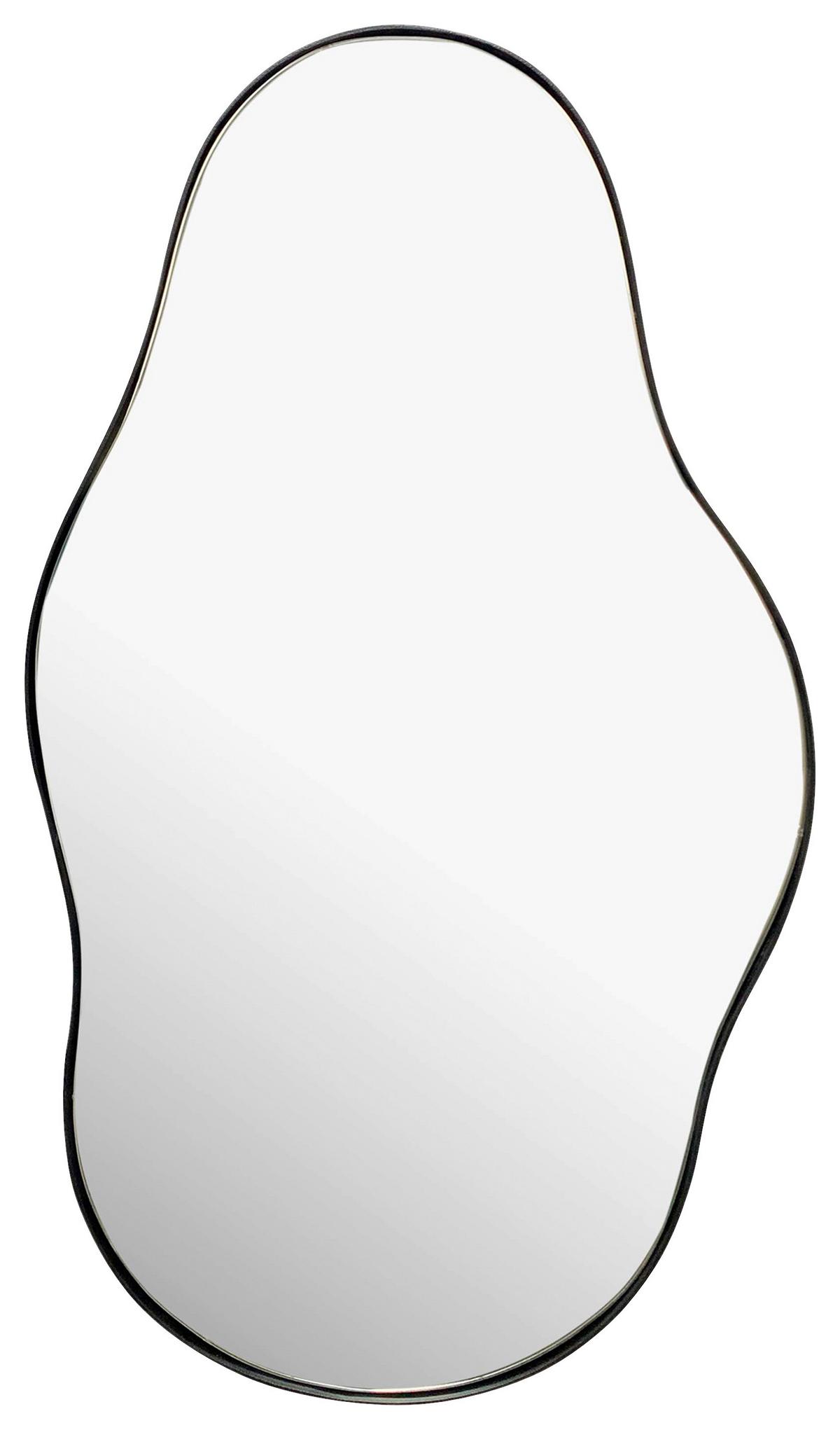 Wandspiegel Schwarz B: 40 Cm - Schwarz, Design, Glas/Metall (40/80/2,5cm) - MID.YOU