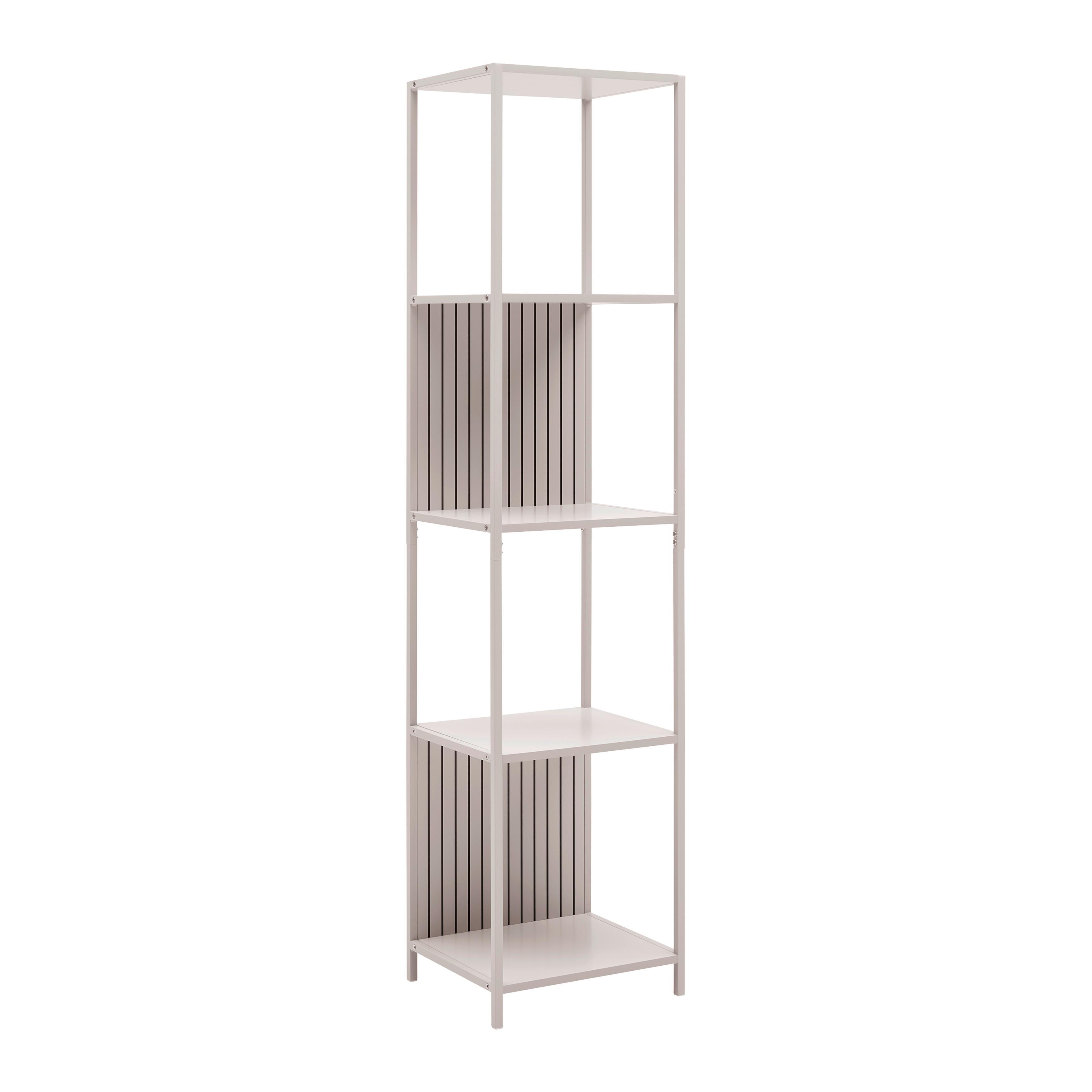 REGÁL MODANO -EXKLUSIV- - kašmírová, Modern, kov/kompozitné drevo (40/170/35cm) - Mömax