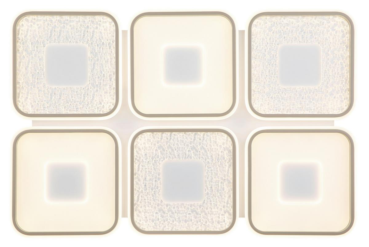 LED-Deckenleuchte Memory-Funktion - Sandfarben/Klar, Design, Kunststoff/Metall (100,1/67/7,8cm) - Globo