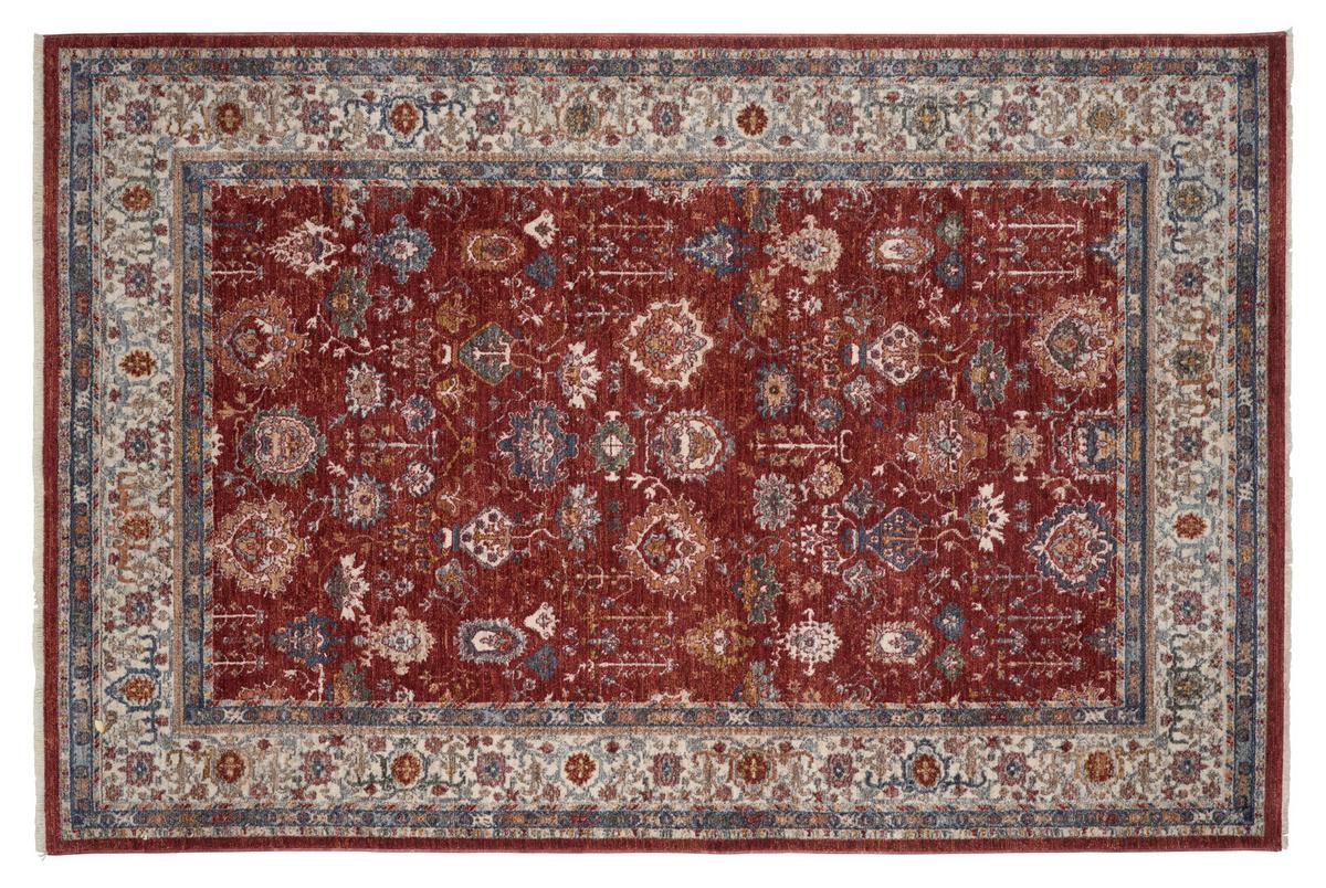 Webteppich Cirilla - Rot, Basics, Textil (80/160cm) - James Wood