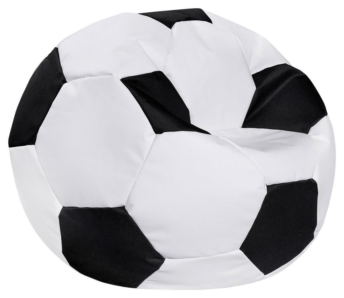 Ülőzsák Ball White/black - fekete/fehér, Modern, textil (65/65/50cm) - Mömax