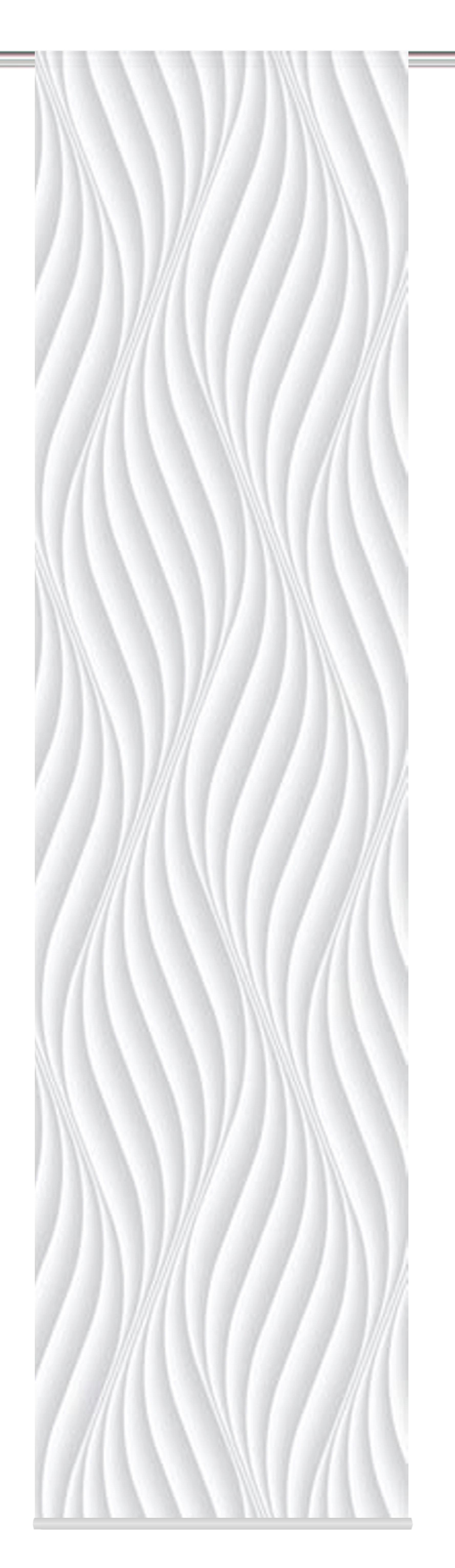 Flächenvorhang Grau B: 60 Cm - Grau, Design, Textil (60/260cm)
