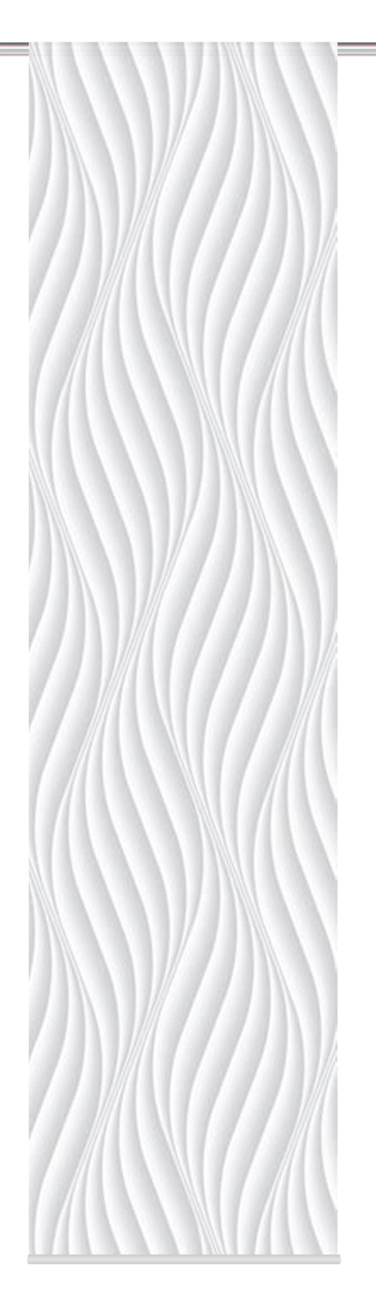 Flächenvorhang Grau B: 60 Cm - Grau, Design, Textil (60/260cm)