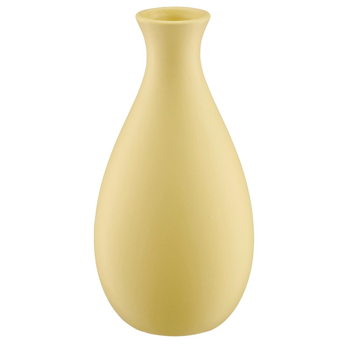 Vase Lisa - Currygelb, Basics, Keramik (20cm)