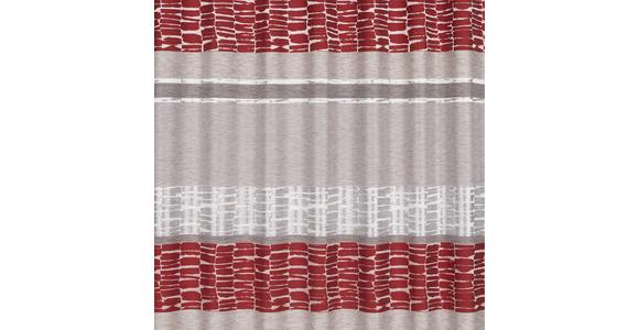 Vorhang Mit Schlaufen Und Band Palma 140x245 Cm Rot - Rot, MODERN, Textil (140/245cm) - Luca Bessoni