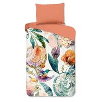 BETTWÄSCHE BERNICE - Koralle/Multicolor, Design, Textil (140/200cm)