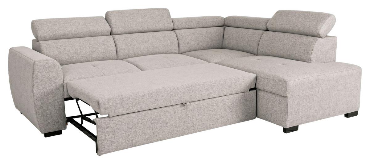 Rohová sedačka KELIO 2, obojstranná, sivohnedá - taupe, Modern (245/184cm) - Mömax