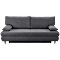 Schlafsofa Virgo - Schwarz/Graphitfarben, KONVENTIONELL, Textil (212/97/105cm) - MID.YOU