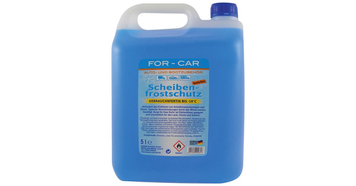 2 x 5 Liter Premium Scheibenfrostschutz -30°C Wischwasser
