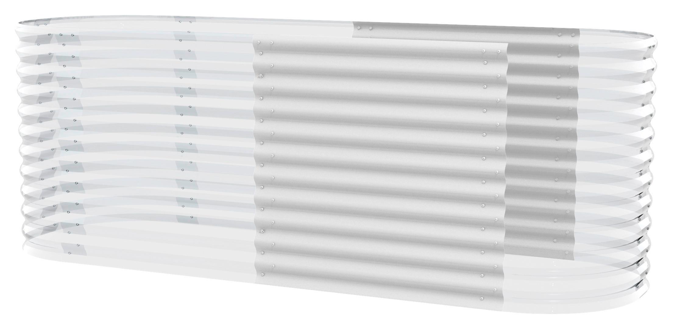 Hochbeet-erweiterung Vita 858 82,1x85,8x80 Cm Alufarben - Alufarben, Basics, Metall (82,1/85,8/80cm)