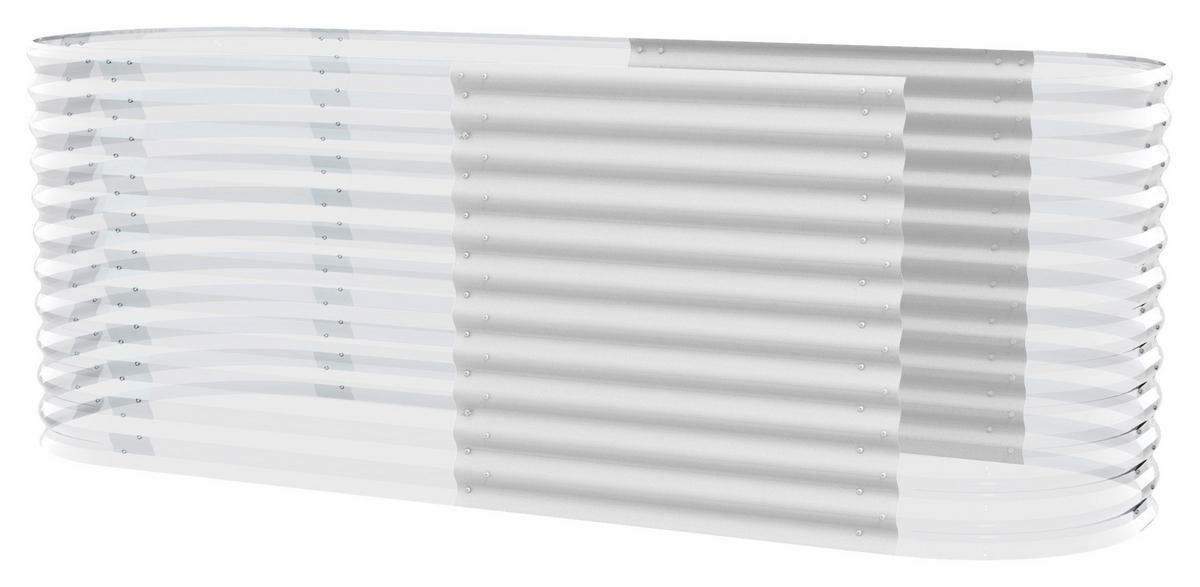 Hochbeet-erweiterung Vita 858 82,1x85,8x80 Cm Alufarben - Alufarben, Basics, Metall (82,1/85,8/80cm)