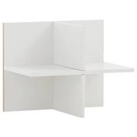 Regaleinsatz 400 Regalkreuz - Weiß, MODERN, Holzwerkstoff (47,5/38,4/32,8cm) - MID.YOU