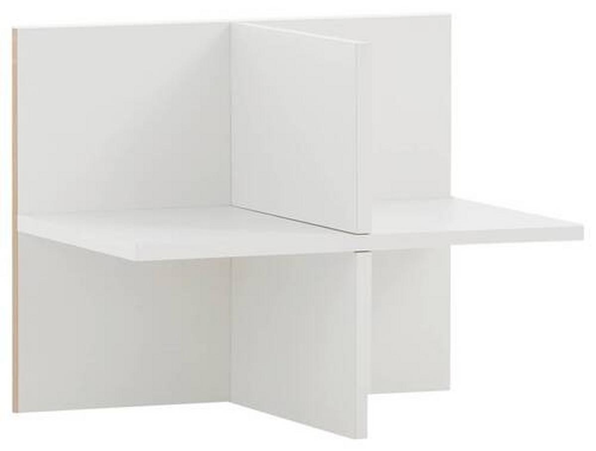 Regaleinsatz 400 Regalkreuz - Weiß, MODERN, Holzwerkstoff (47,5/38,4/32,8cm) - MID.YOU