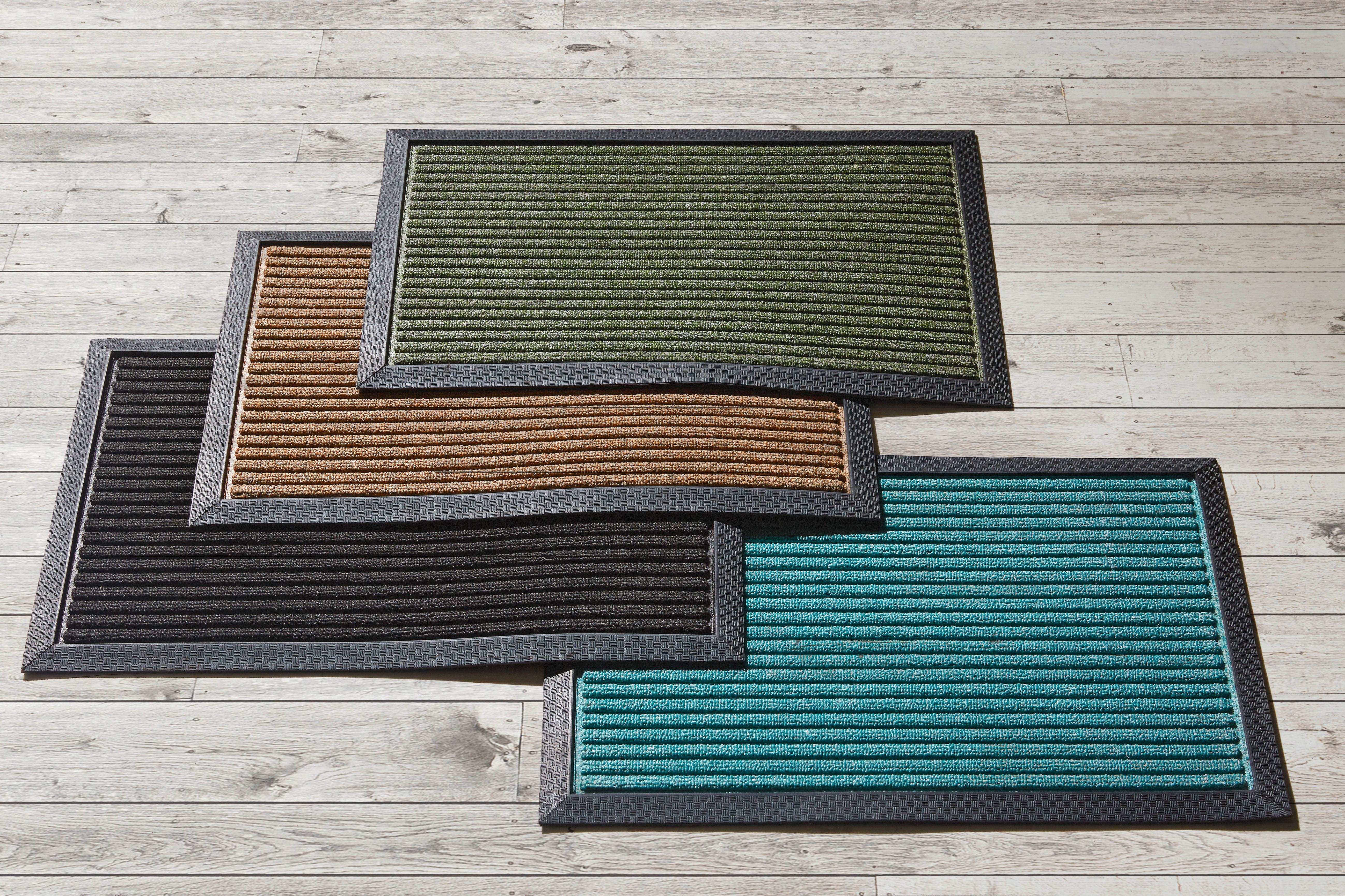 DVEŘNÍ ROHOŽKA Ingo 2, 40/60cm - černá/hnědá, Moderní, plast (40/60cm) - Mömax