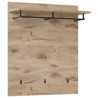 Garderobenpaneel Twist B:86 Cm Viking Eiche Dekor - Eichefarben, MODERN, Holzwerkstoff (86/101/29,6cm) - Novel