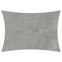 Sonnensegel Rechteck 3,6 X 5 m - Silberfarben, Basics, Textil (360/0,5/500cm) - Schneider