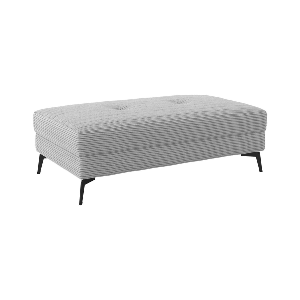 Hocker Zero Hellgrau 140x80 cm - Hellgrau, Trend, Textil (140/80cm)