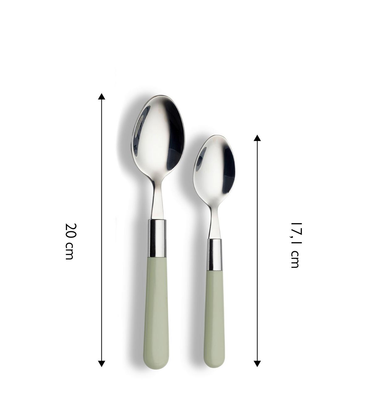 Besteckset Echtwerk Besteckset "bistro" - Grün, Design, Metall - Echtwerk