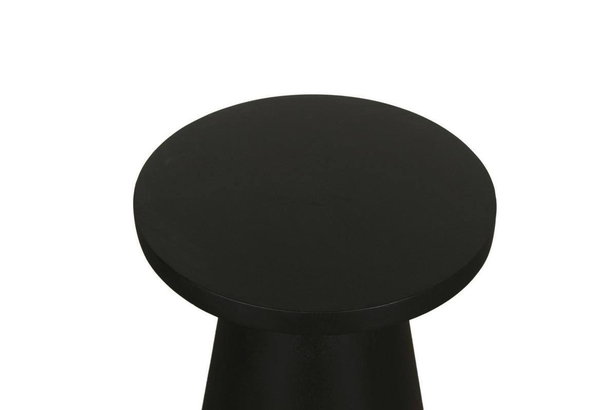 Beistelltisch Cone Schwarz B: 40 cm - Schwarz, Design, Holz (40/50/40cm) - MID.YOU