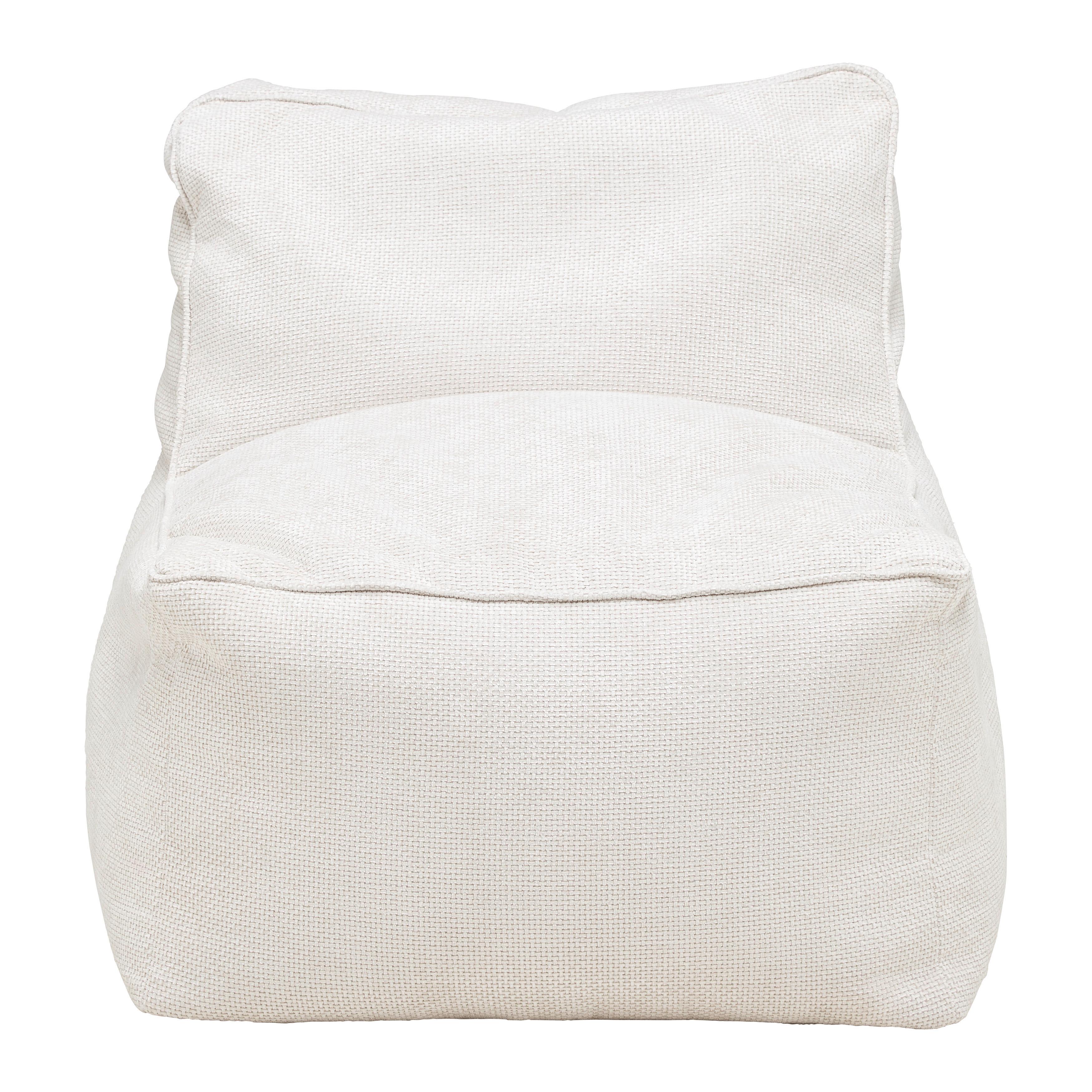 Sedací vak CAROLINE, béžový velúr, max. 90 kg - béžová, Modern, textil (90/80/100cm) - Mömax