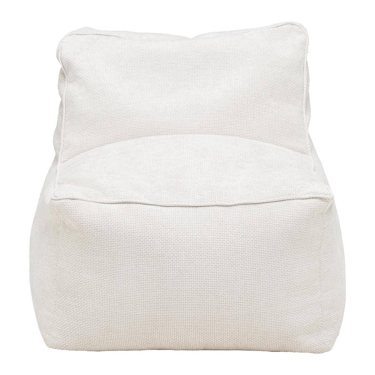 Sedací vak CAROLINE, béžový velúr, max. 90 kg - béžová, Modern, textil (90/80/100cm) - Mömax