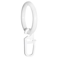 Vorhangringe Weiß Paul Kunststoff 10 Stk. - Weiß, Kunststoff (3,5cm) - Ondega