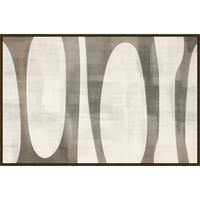 Obraz na plátně LOTTA, 60x90cm - tmavě hnědá/černá, Moderní, kompozitní dřevo/textil (60/90cm) - Premium Living