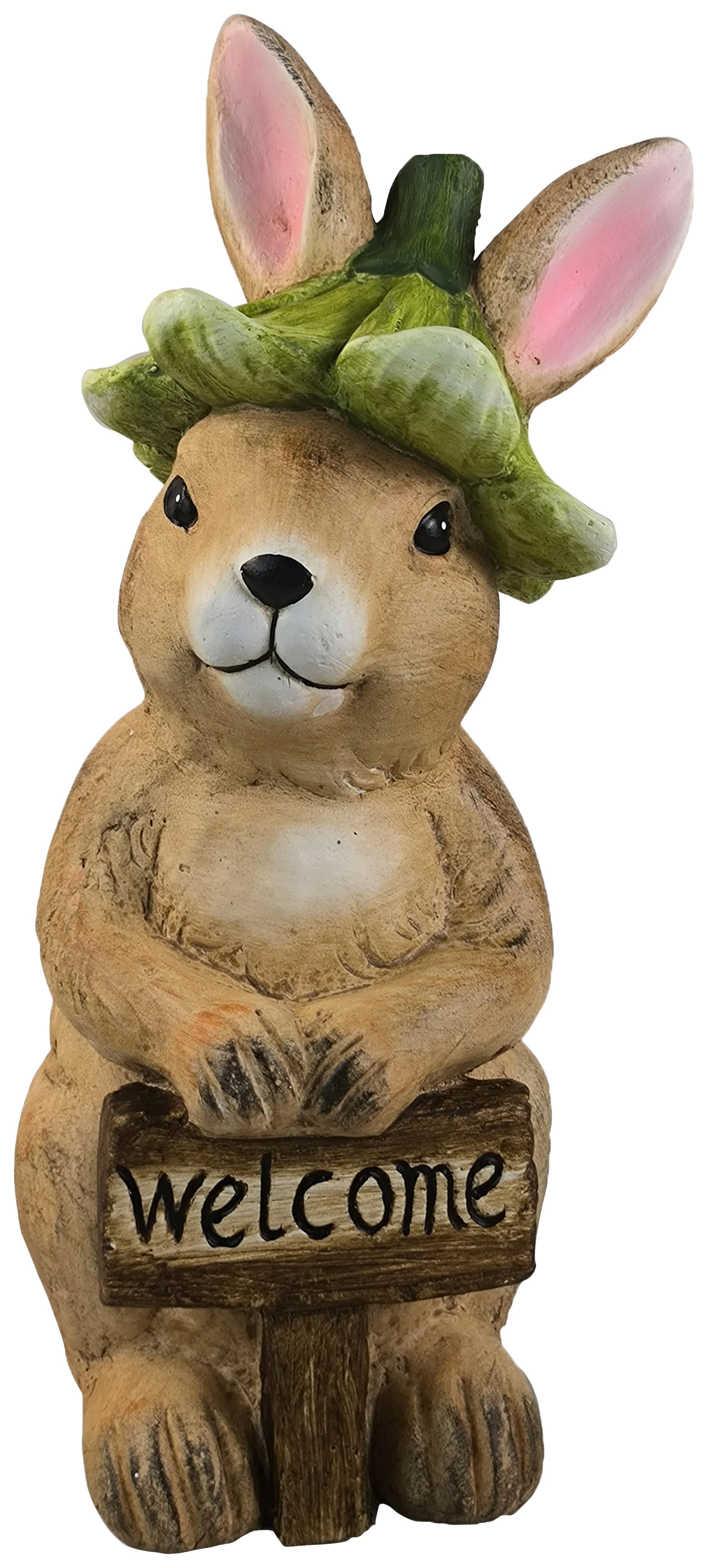 Dekohase Gabriel - Pink/Braun, KONVENTIONELL, Stein (17/16,5/35cm) - Luca Bessoni