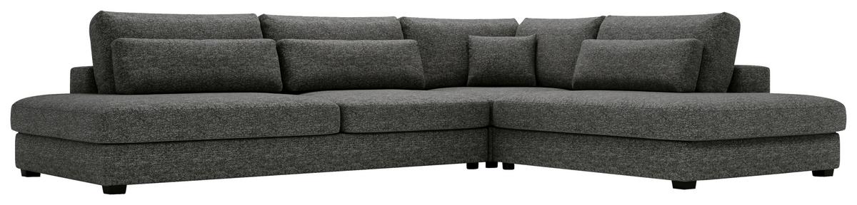 Sven Grau S: 332x244 cm - Schwarz/Grau, Design, Textil (332/244cm) - Livetastic