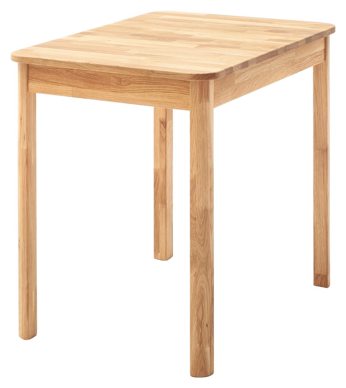 Esstisch Oskar - Wildeiche, KONVENTIONELL, Holz (60/80/76cm) - MID.YOU