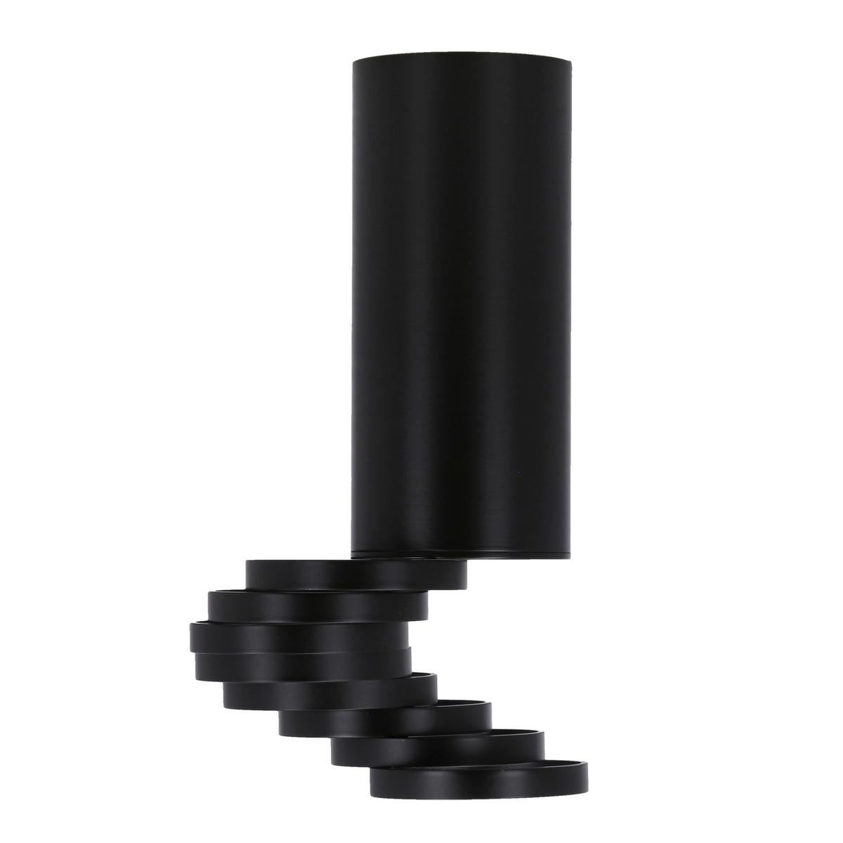 Deckenleuchte 228763 Tuba - Schwarz, KONVENTIONELL, Metall (6/6/30cm)