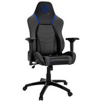 Gamingstuhl Gamebreaker Polarys I Blau/grau/schwarz - Blau/Schwarz, MODERN, Kunststoff/Textil (74/133/62cm) - MID.YOU