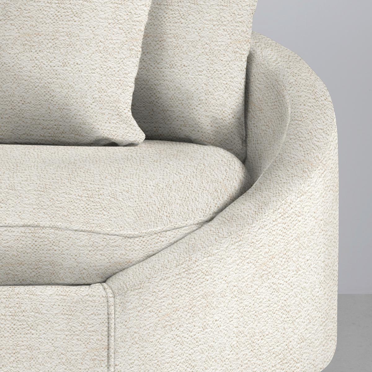 Rohová sedačka AXEL, levá, béžová tkanina - černá/béžová, Moderní, kov/textil (250/87/291cm) - Mömax
