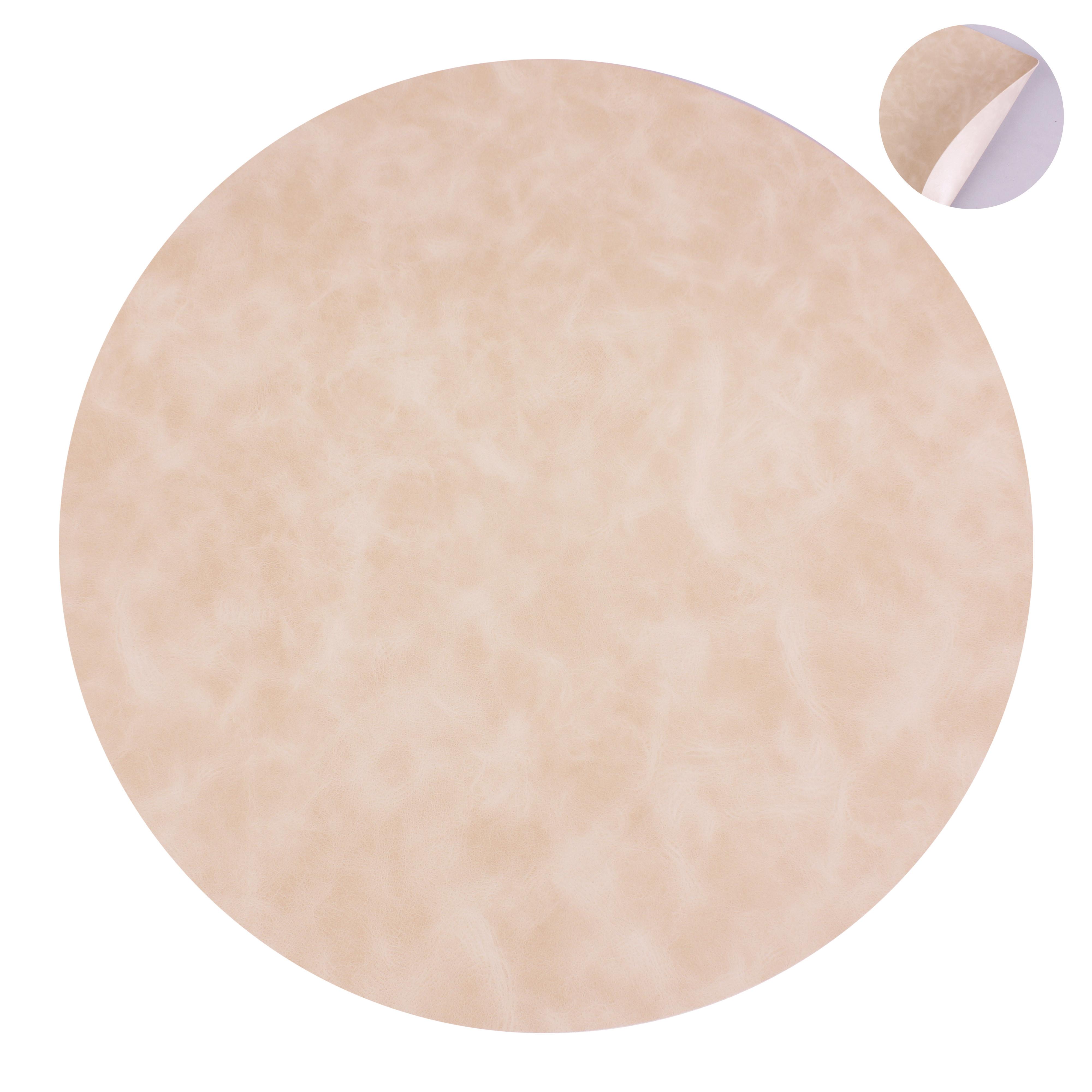 Platzdeckchen Leonie - Orange/Rosa, KONVENTIONELL, Kunststoff (38cm) - Luca Bessoni