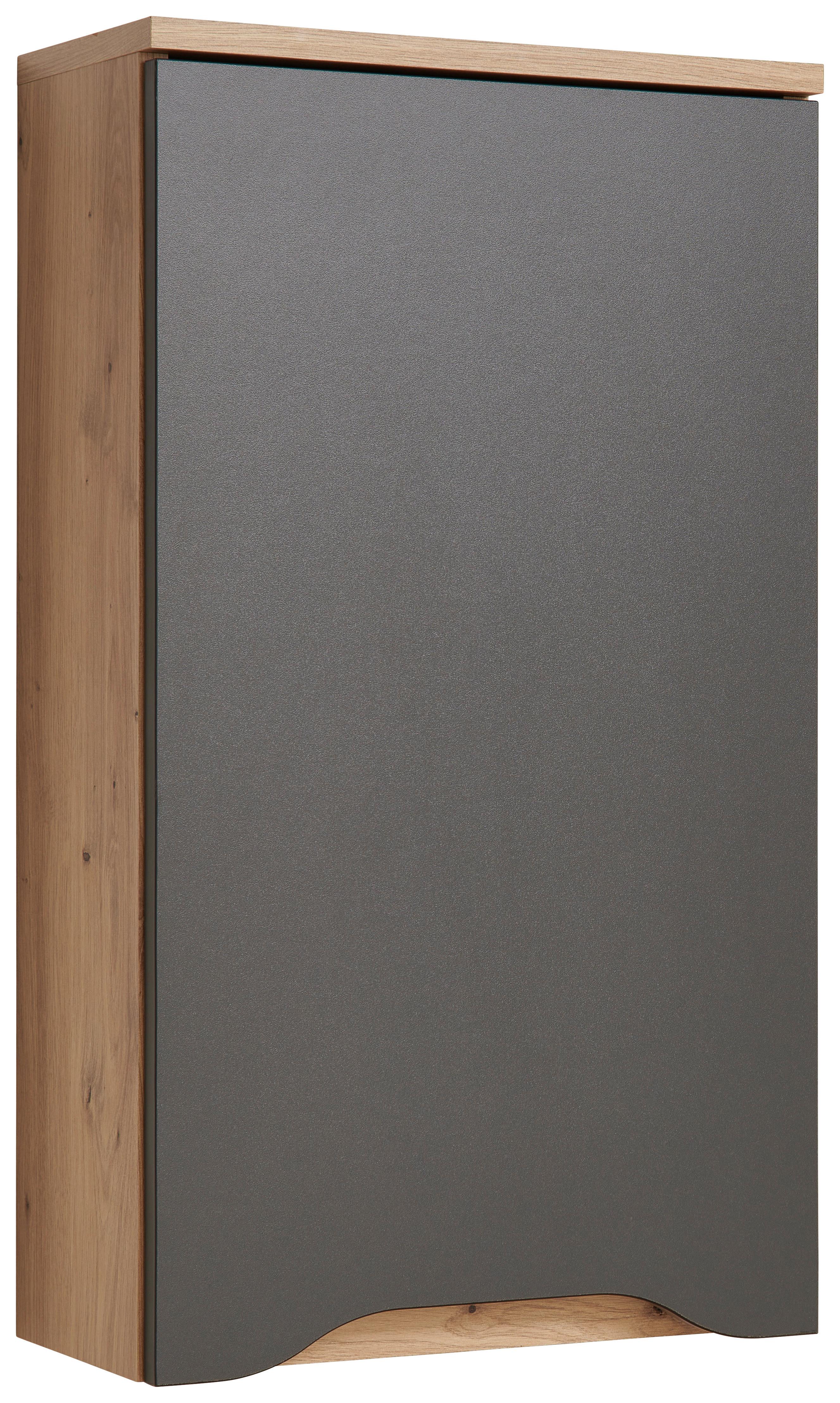Hängeschrank Giga B: 40 Cm, Anthrazit/eiche Dekor - Eichefarben/Anthrazit, MODERN, Holzwerkstoff (40/70/20cm)