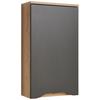Hängeschrank Giga B: 40 Cm, Anthrazit/eiche Dekor - Eichefarben/Anthrazit, MODERN, Holzwerkstoff (40/70/20cm)
