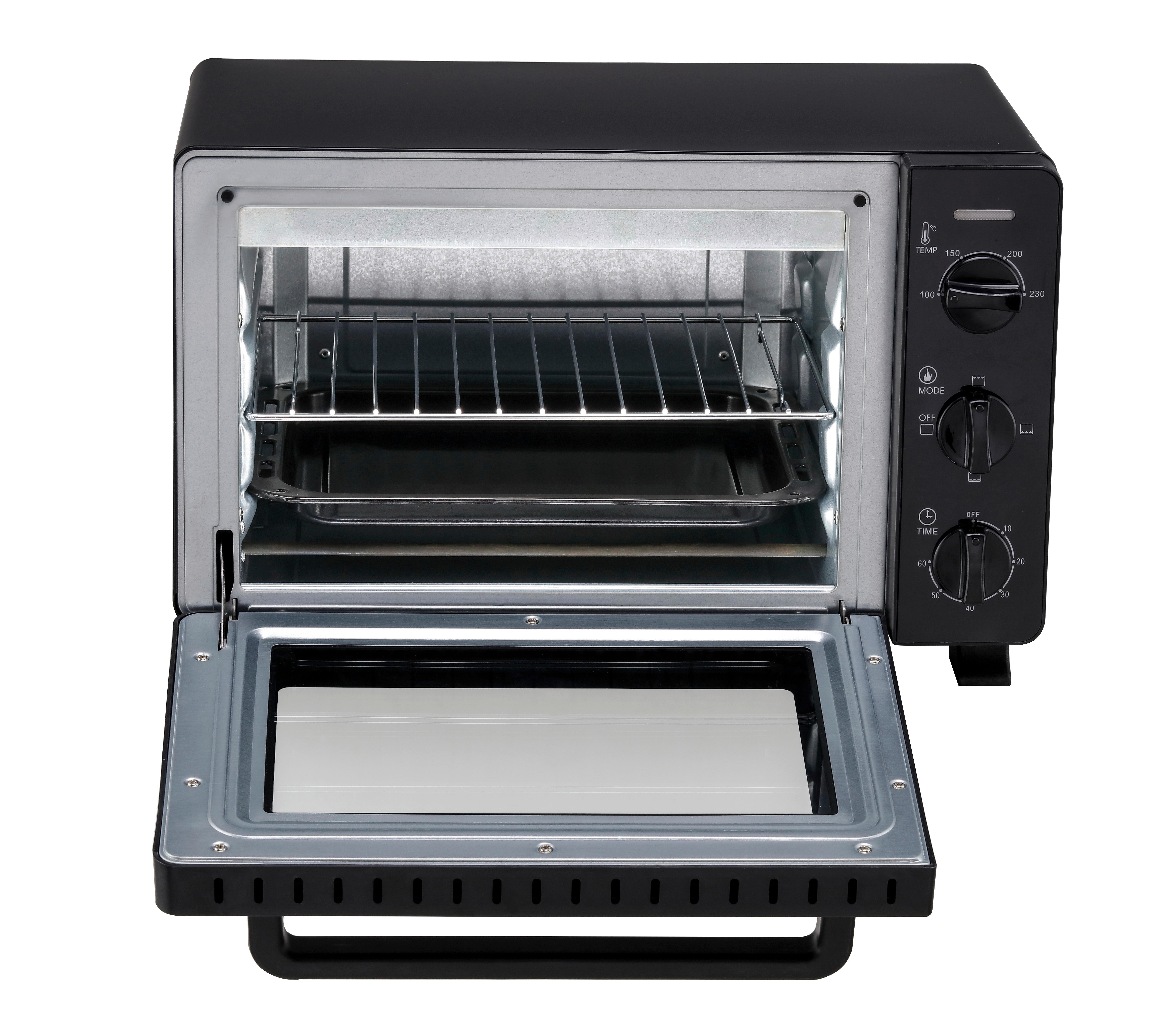 Minibackofen Nabo Bm 1600 - Schwarz, Basics, Metall (43,5/34/27,5cm) - Nabo