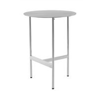 ODKLÁDACÍ STOLEK PERO 100 SILBER - barvy stříbra, Design, kov (40/54/40cm) - Kayoom