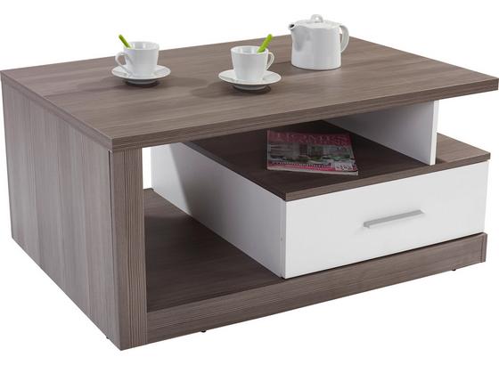 Konferenčný Stolík Iguan - biela/tmavosivá, Moderný, umelá hmota/kompozitné drevo (110/45/67cm) Konferenčný Stolík Iguan - biela/tmavosivá, Moderný, umelá hmota/kompozitné drevo (110/45/67cm)