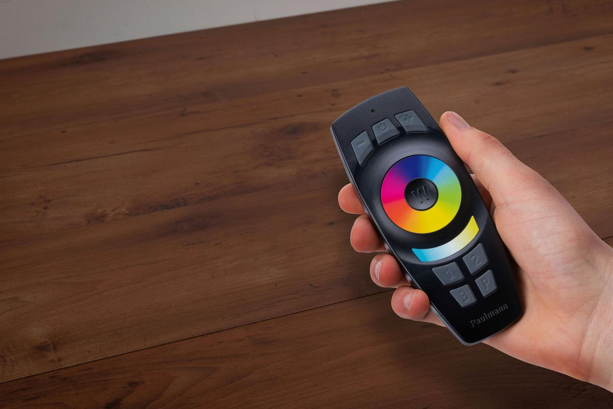 Schienensystem Urail Fernbedienung 50067 + Zigbee - Schwarz/Weiß, Design, Kunststoff/Metall (5,5/1,8/13,8cm) - Paulmann