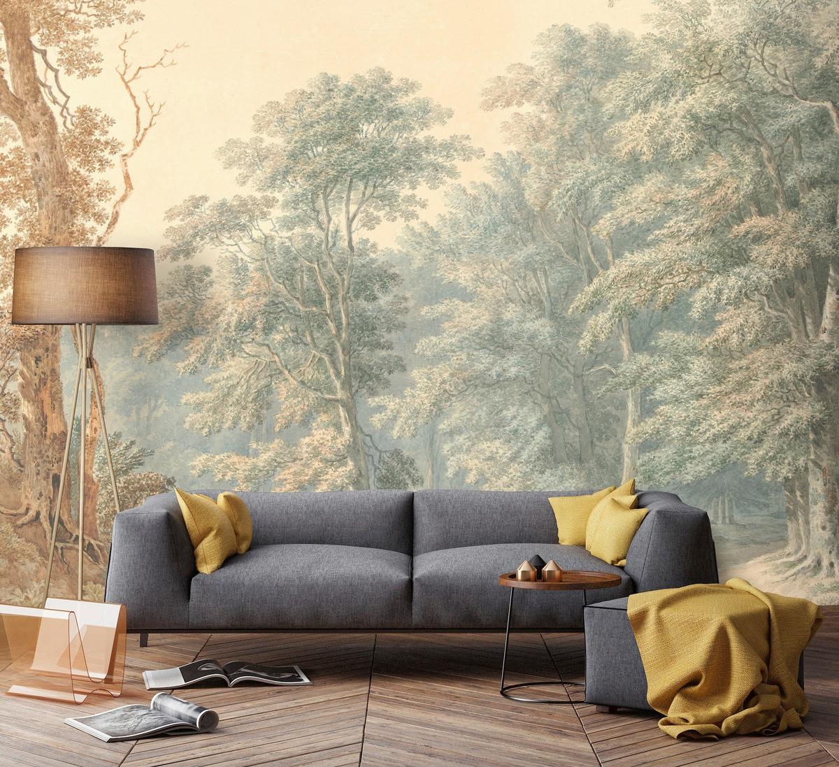 FOTOTAPETE VALLEY - Multicolor, Trend, Papier/Kunststoff (400/280cm)