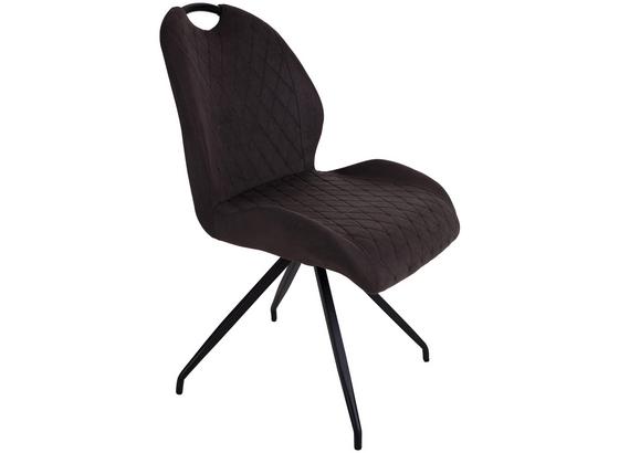 Schalenstuhl Ronda Grau Gepolstert - Schwarz/Grau, MODERN, Textil/Metall (52/86/60cm) Schalenstuhl Ronda Grau Gepolstert - Schwarz/Grau, MODERN, Textil/Metall (52/86/60cm)