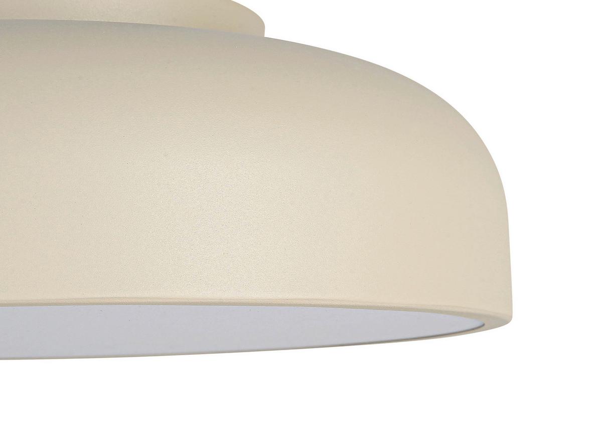 STROPNÉ LED SVIETIDLO MIKE - piesková/biela, Modern, kov/plast (35/11cm) - Mömax