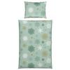 Bettwäsche Snowflake - Grün, MODERN, Textil - Luca Bessoni