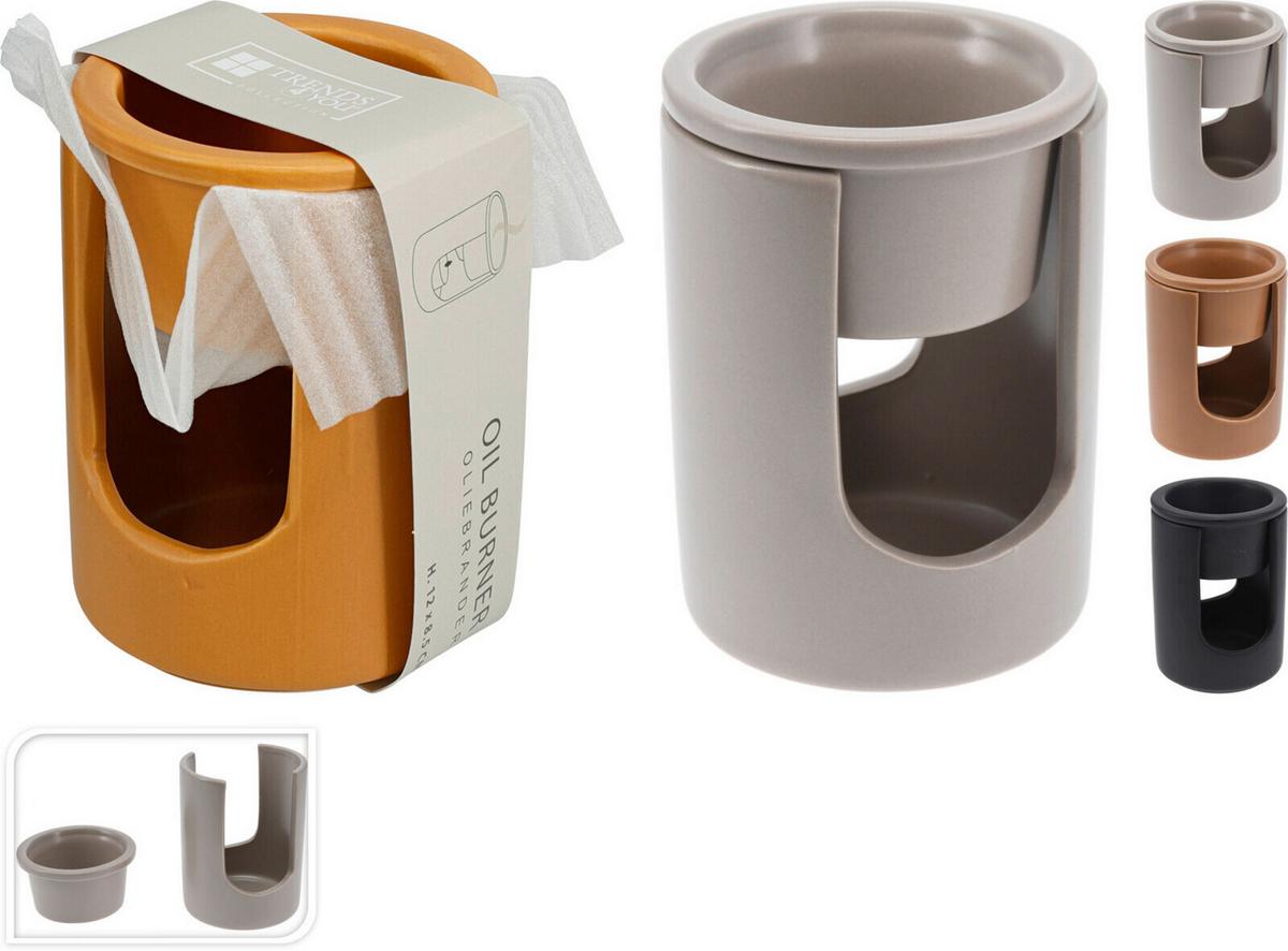 Illóolaj Párologtató Hz1240460 - barna/fekete, Basics, kerámia (9/8/12cm)