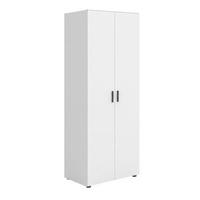 Garderobenschrank Charlie Weiß B: 60cm - Weiß, KONVENTIONELL, Holzwerkstoff (60/180/33,6cm)