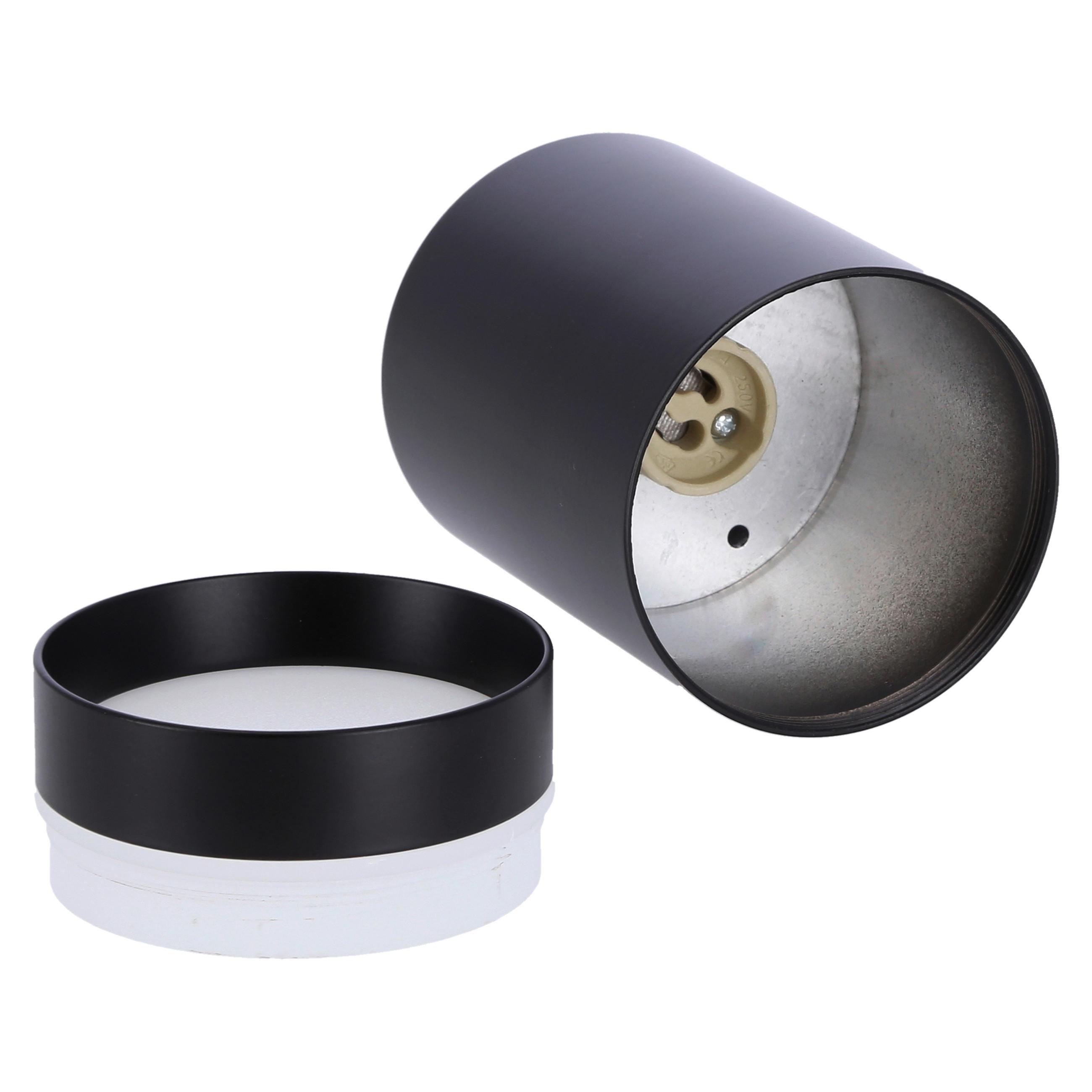 Deckenleuchte 228787 Tuba - Schwarz, Design, Metall (7.9/8.8/7.9cm)