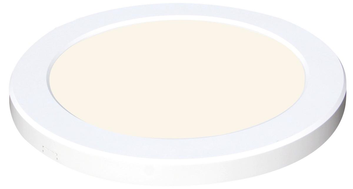 STROPNÉ LED SVIETIDLO LASSE - biela, Konventionell, plast (22/1,8cm) - Mömax