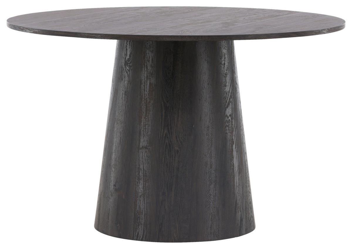 Esstisch Lanzo - Schwarz/Braun, Design, Holz (120/120/75cm) - Livetastic