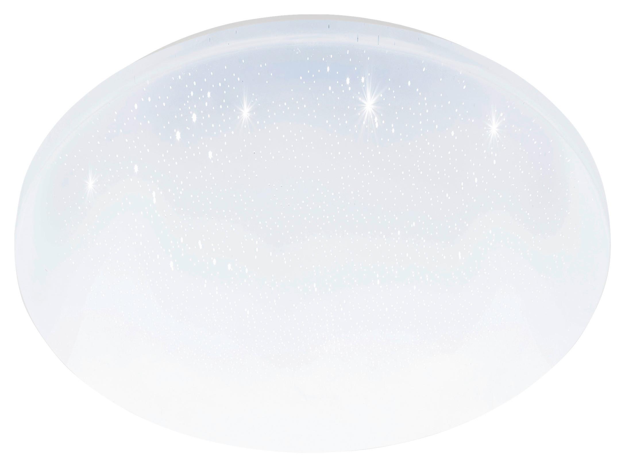 LED-Deckenleuchte Pogliola-S Ø 31 cm mit Sternenhimmel - Weiß, Basics, Kunststoff/Metall (31/5,5cm)
